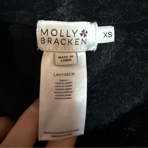 Molly Bracken Black Plush Pants - Picture 2 of 12